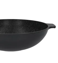 ZWIEGER BLACK STONE Patelnia Wok 32 cm GREBLON non-stick