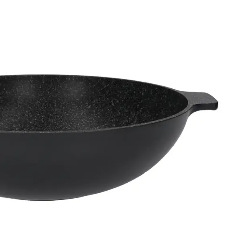 ZWIEGER BLACK STONE Patelnia Wok 32 cm GREBLON non-stick