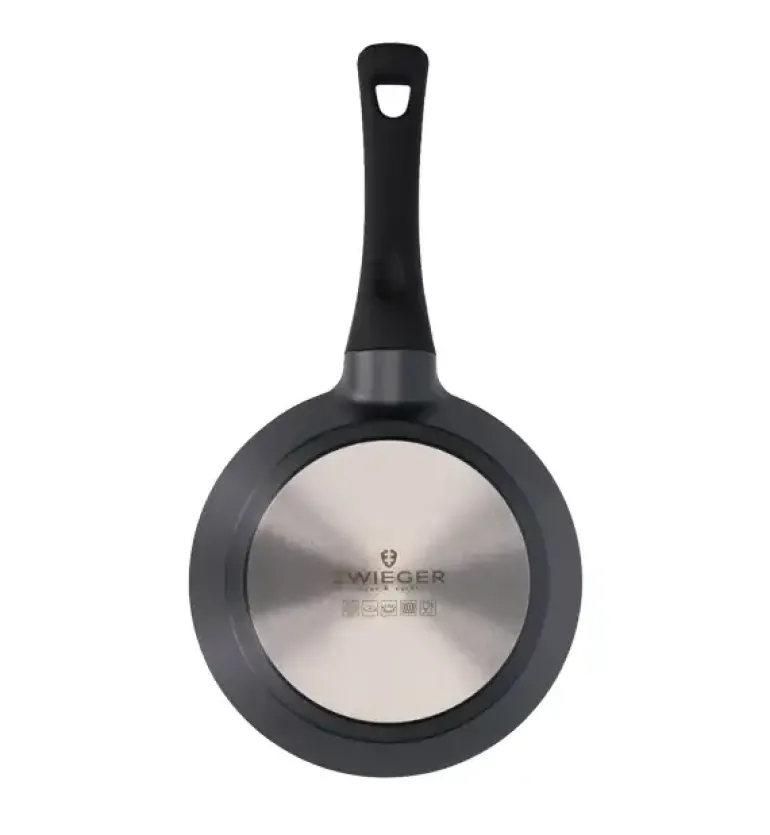 ZWIEGER BLACK STONE Patelnia 28 cm + Pokrywka uniwersalna Tadar / GREBLON non-stick