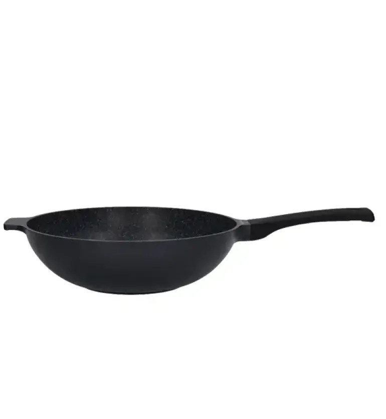 ZWIEGER BLACK STONE Zestaw garnków z pokrywkami 20, 24, 28 cm + Rondel 16 cm + Patelnie 20, 24, 28 cm + Wok 32 cm + Pokrywki Tadar