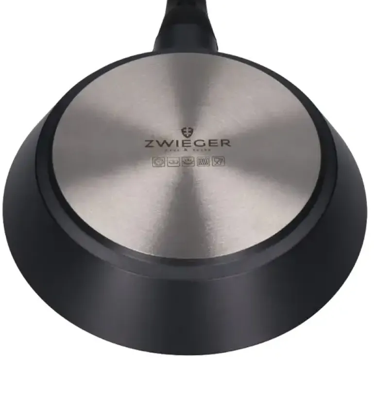 ZWIEGER BLACK STONE Zestaw garnków z pokrywkami 20, 24 cm + Patelnie 20, 24 cm