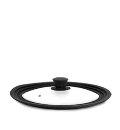 ZWIEGER BLACK STONE Zestaw garnków z pokrywkami 20, 24, 28 cm + Rondel 16 cm + Patelnie 20, 24, 28 cm + Brytfanna VERON + Pokrywki silikonowe KAIA HOME