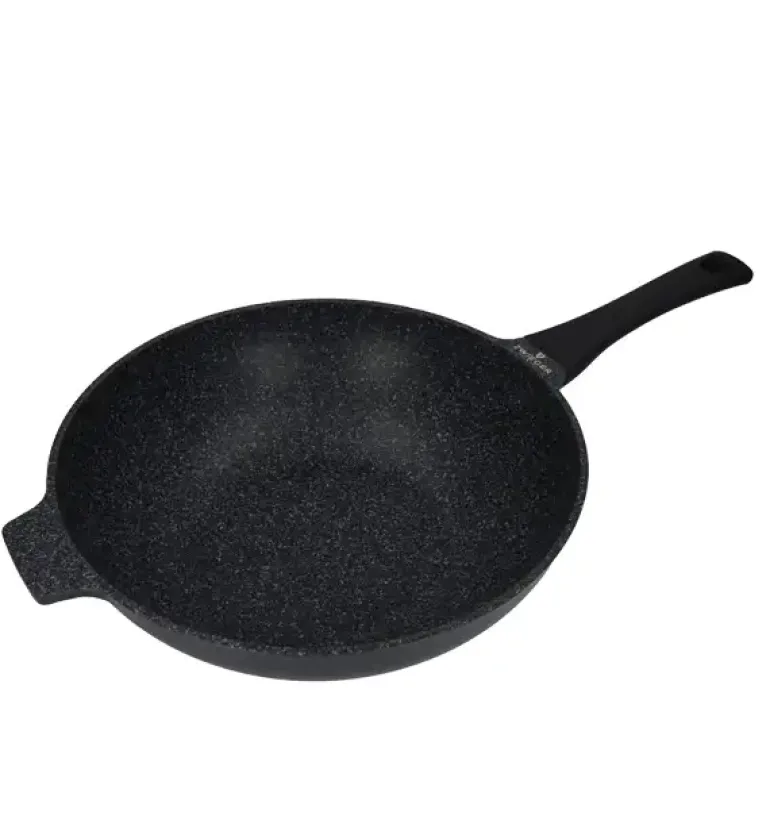 ZWIEGER BLACK STONE Zestaw garnków z pokrywkami 20, 24, 28 cm + Rondel 16 cm + Patelnie 20, 24, 28 cm + Wok 32 cm