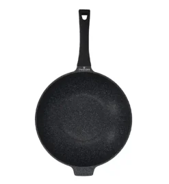 ZWIEGER BLACK STONE Zestaw garnków z pokrywkami 20, 24, 28 cm + Rondel 16 cm + Patelnie 20, 24, 28 cm + Wok 32 cm