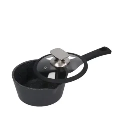 ZWIEGER BLACK STONE Zestaw Garnek z pokrywką 28 cm + Rondel 16 cm + Patelnie 20, 24, 28 cm