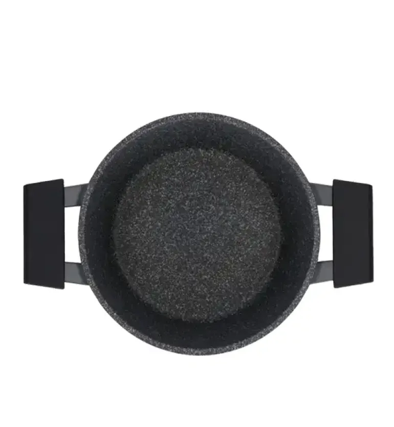 ZWIEGER BLACK STONE Zestaw garnków z pokrywkami 24, 28 cm + Patelnie 24, 28 cm + Pokrywka uniwersalna Tadar