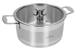 ZWIEGER CALDO Garnek 4,6 l z pokrywką 24 cm całostalowy