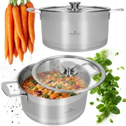 ZWIEGER CALDO Garnek 4,6 l z pokrywką 24 cm całostalowy