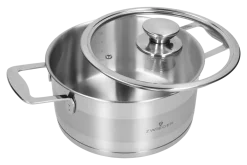 ZWIEGER CALDO Garnek 2,6 l z pokrywką 20 cm całostalowy