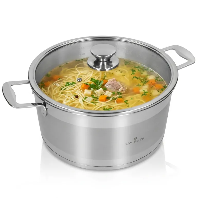ZWIEGER CALDO Garnek 7,4 l z pokrywką 28 cm całostalowy