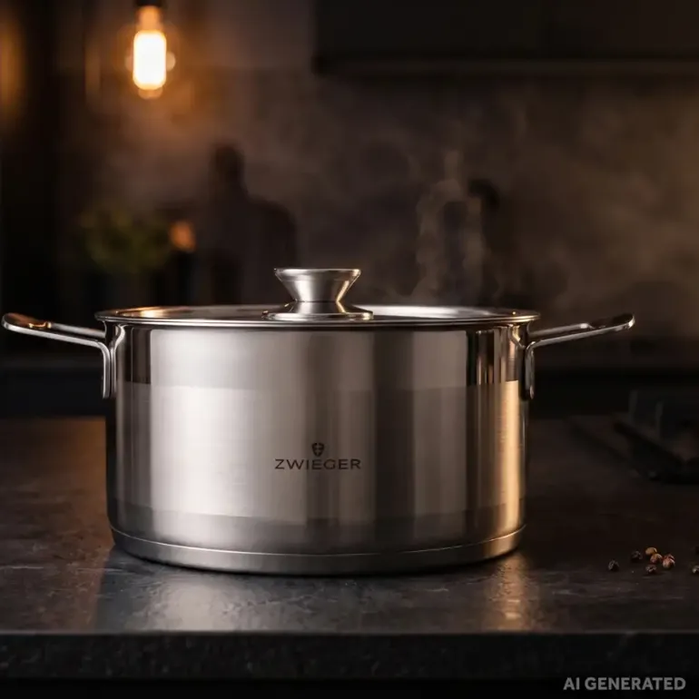 ZWIEGER CALDO Garnek 7,4 l z pokrywką 28 cm całostalowy