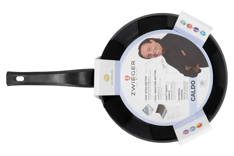ZWIEGER CALDO Komplet patelnie 20, 24, 28 cm powłoka nieprzywierająca