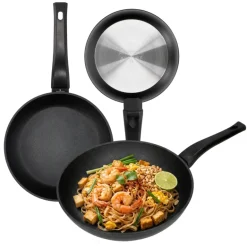 ZWIEGER CALDO Komplet patelnie 20, 24, 28 cm powłoka nieprzywierająca