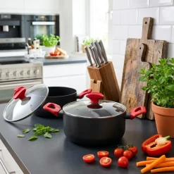 ZWIEGER CARMINA Komplet 3 garnków z pokrywkami 16, 18, 24 cm | indukcja | aluminium