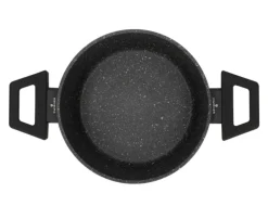 ZWIEGER FORTE Garnek 2 L z pokrywką 18 cm / czarny / aluminium