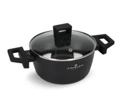 ZWIEGER FORTE Garnek 3 L z pokrywką 20 cm / czarny / aluminium
