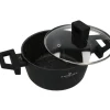 ZWIEGER FORTE Komplet garnków z pokrywkami / 16, 18, 20, 24 cm + Patelnia 20, 24, 28 cm + Brytfanna VERON + Pokrywki silikonowe KAIA HOME