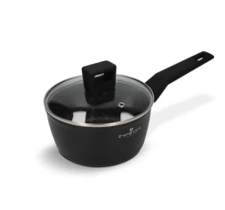 ZWIEGER FORTE Komplet garnków z pokrywkami / 16, 18, 20, 24 cm + Patelnia 20, 24, 28 cm + Brytfanna VERON + Pokrywki silikonowe KAIA HOME