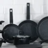 ZWIEGER FORTE Komplet garnków z pokrywkami 8 el /16, 18, 20, 24 cm + Patelnia 20, 24, 28 cm+ pokrywki Zwieger / aluminium