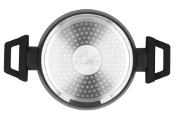 ZWIEGER FORTE Komplet garnków z pokrywkami 8 el /16, 18, 20, 24 cm + Patelnia 20, 24, 28 cm+ pokrywki silikonowe / aluminium