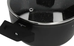 ZWIEGER FORTE Komplet garnków z pokrywkami / 16, 18, 20, 24 cm + Patelnie 20, 24, 28 cm + Pokrywki szklane KAIA HOME