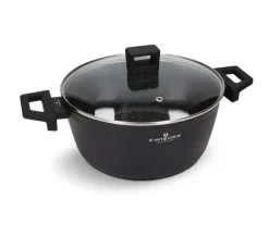 ZWIEGER FORTE Komplet garnków z pokrywkami 10 el / 16, 18, 20, 24, 28 cm / aluminium