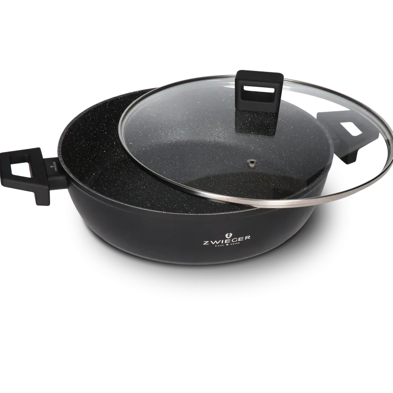 ZWIEGER FORTE Komplet garnków z pokrywkami 10 el / 16, 18, 20, 24, 28 cm / aluminium