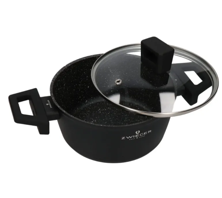 ZWIEGER FORTE Komplet garnków z pokrywkami 6 el /16, 18, 20 cm/ aluminium