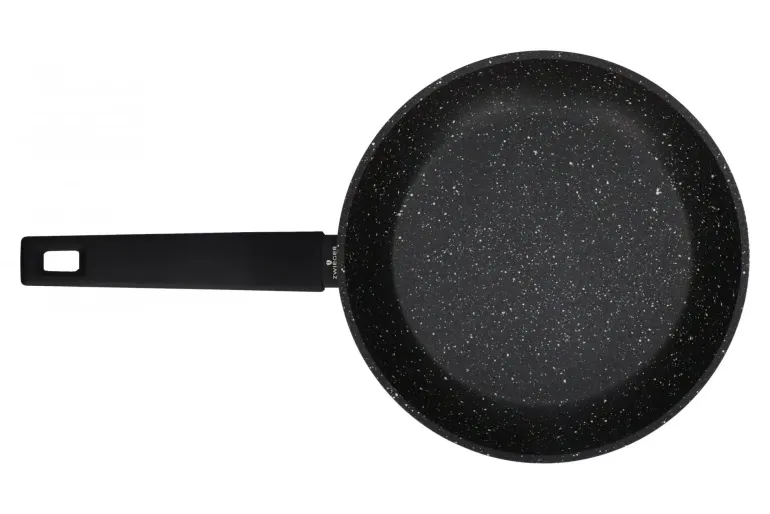 ZWIEGER FORTE Komplet patelnie aluminiowe 20, 28 cm / powłoka granitowa PFLUON + pokrywki
