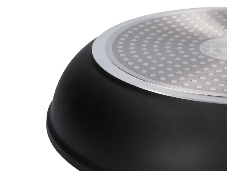 ZWIEGER FORTE Komplet patelnie aluminiowe 20, 28 cm / powłoka granitowa PFLUON + pokrywki