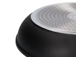 ZWIEGER FORTE Komplet Patelnia aluminiowa 20, 24, 28 cm + pokrywki silikonowe / powłoka granitowa PFLUON / indukcja
