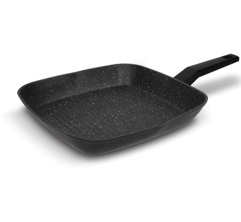 ZWIEGER FORTE Patelnia grillowa 28 cm / powłoka granitowa PFLUON / indukcja