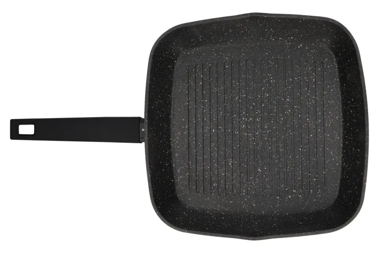 ZWIEGER FORTE Patelnia grillowa 28 cm / powłoka granitowa PFLUON / indukcja