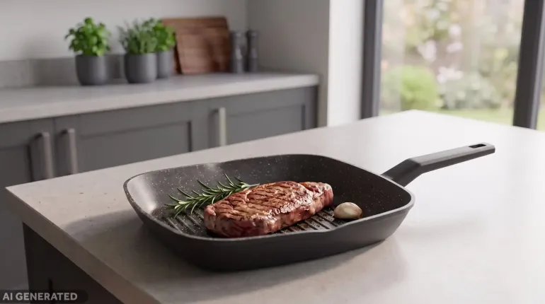 ZWIEGER FORTE Patelnia grillowa 28 cm / powłoka granitowa PFLUON / indukcja