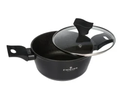 ZWIEGER GABRO ALU Garnek z pokrywką 22 cm / 3,2 L / aluminium / powłoka ceramiczna