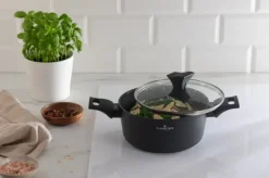 ZWIEGER GABRO ALU Garnek z pokrywką 22 cm / 3,2 L / aluminium / powłoka ceramiczna