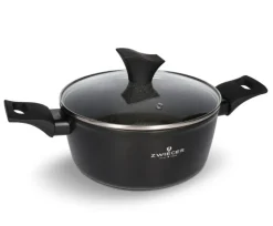 ZWIEGER GABRO ALU Garnek z pokrywką 22 cm / 3,2 L / aluminium / powłoka ceramiczna