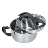 ZWIEGER GABRO Garnek z pokrywką do odcedzania 24 cm / 5 L / Stal nierdzewna
