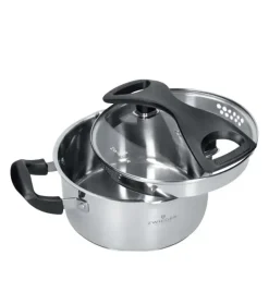 ZWIEGER GABRO Garnek z pokrywką do odcedzania 24 cm / 5 L / Stal nierdzewna