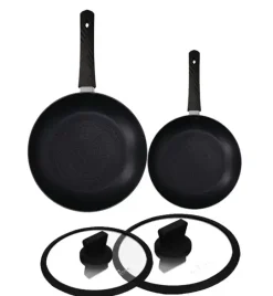ZWIEGER LOVRO Komplet Patelnia 24, 28 cm+ pokrywki zwieger 24, 28 cm | aluminium | powłoka PFLUON indukcja