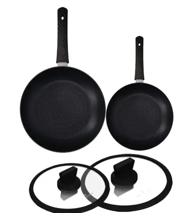 ZWIEGER LOVRO Komplet Patelnia 24, 28 cm+ pokrywki zwieger 24, 28 cm | aluminium | powłoka PFLUON indukcja