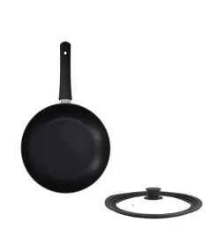 ZWIEGER LOVRO Patelnia 24 cm + pokrywka silikonowa | aluminium | powłoka PFLUON indukcja