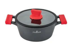 ZWIEGER OBSIDIAN Garnek z pokrywką 3,5 l / 24 cm GREBLON C3+