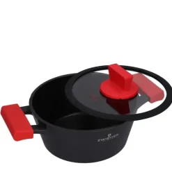 ZWIEGER OBSIDIAN Garnek z pokrywką 2l/ 20 cm GREBLON C3+