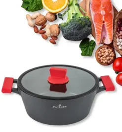 ZWIEGER OBSIDIAN Garnek z pokrywką 5,5 l / 28 cm GREBLON
