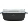 ZWIEGER OBSIDIAN Komplet Garnki 6 el z pokrywkami 5,5l/ 3,5l/ 2l GREBLON + Brytfanna Practi Plus