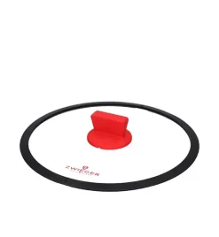 ZWIEGER OBSIDIAN Komplet Garnki 6 el z pokrywkami 5,5l/ 3,5l/ 2l + Rondel + Patelnie 20, 24, 28 cm + Wok 32 cm / GREBLON