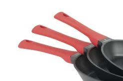 ZWIEGER OBSIDIAN Komplet garnków z pokrywkami 6 el + patelnie Zwieger Obsidian 20, 24, 28cm