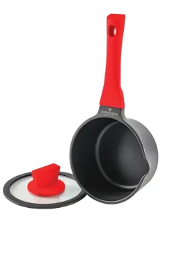 ZWIEGER OBSIDIAN Komplet garnków z pokrywkami 1l, 3l, 5l/ GREBLON C3+