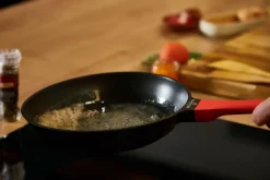 ZWIEGER OBSIDIAN Komplet patelni 20, 28 cm + pokrywki TADAR / powłoka GREBLON non- stick